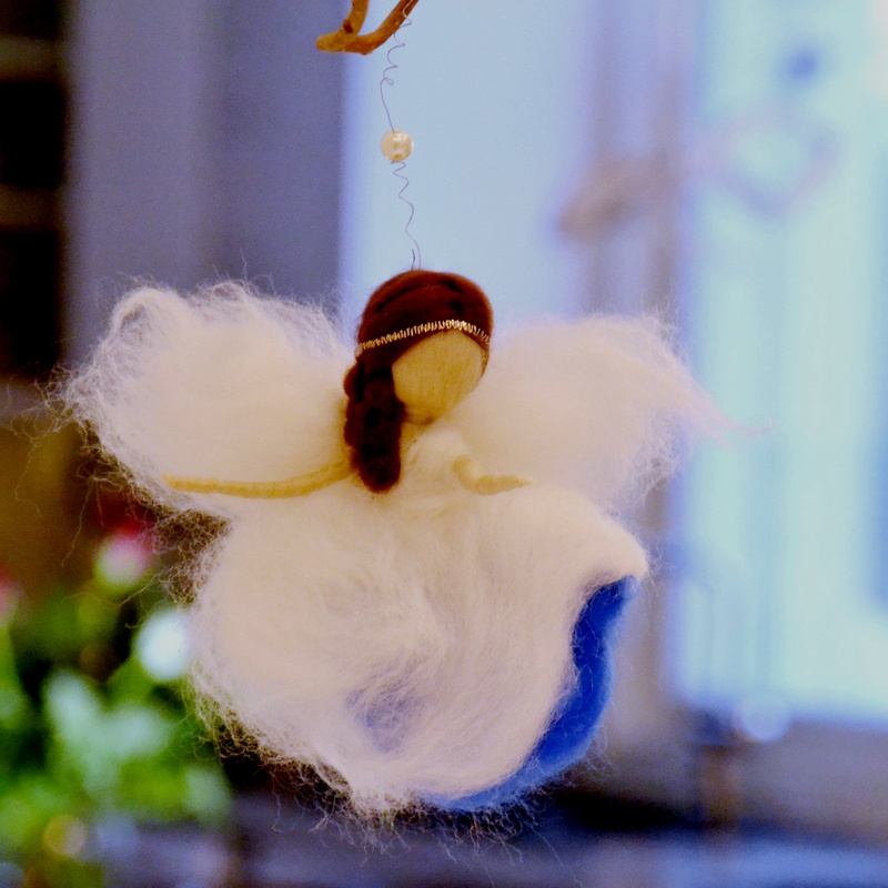 Enkeli (Valkoinen/Tummansininen)