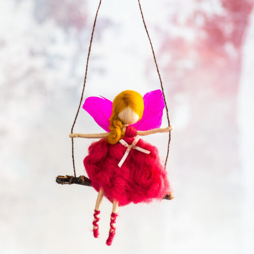 Keinuva keiju "Toive", Vadelmanpunainen