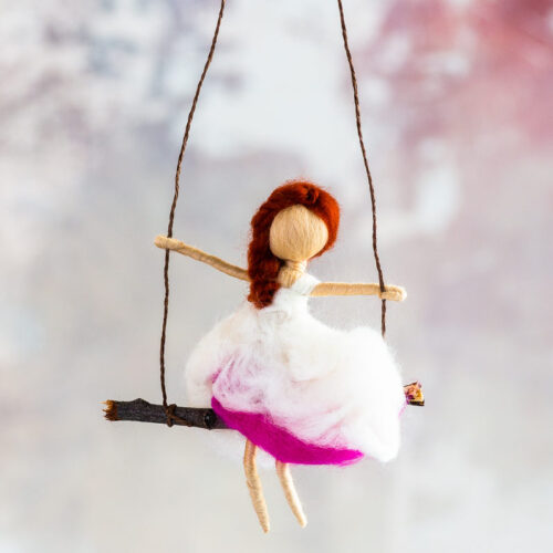 Keinuva keiju "Haave" purppura