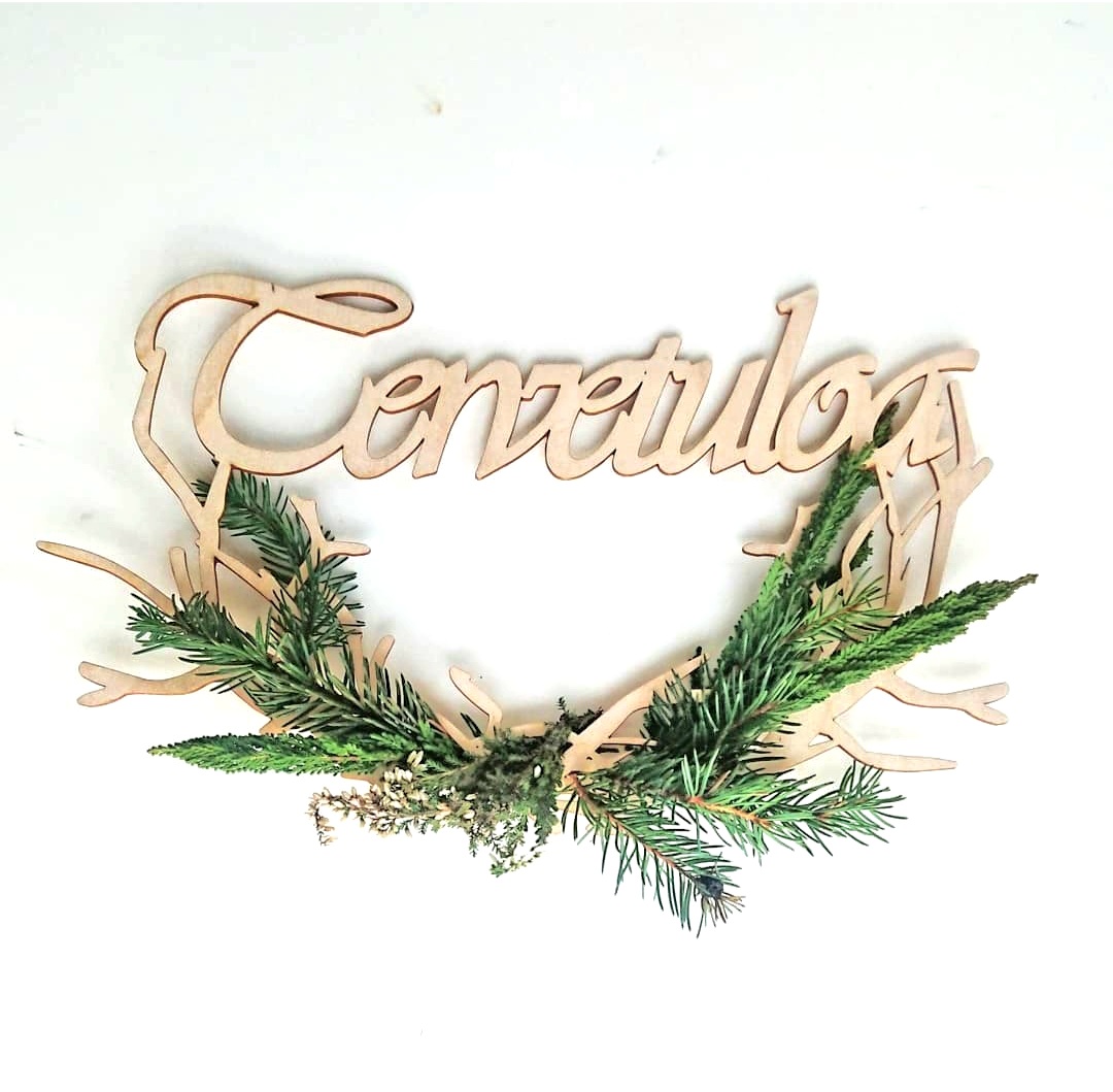 Kranssit ja ovikoristeet, koivuvaneri (V) - Image 5